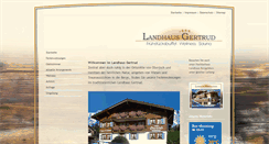 Desktop Screenshot of landhaus-gertrud-oberjoch.de